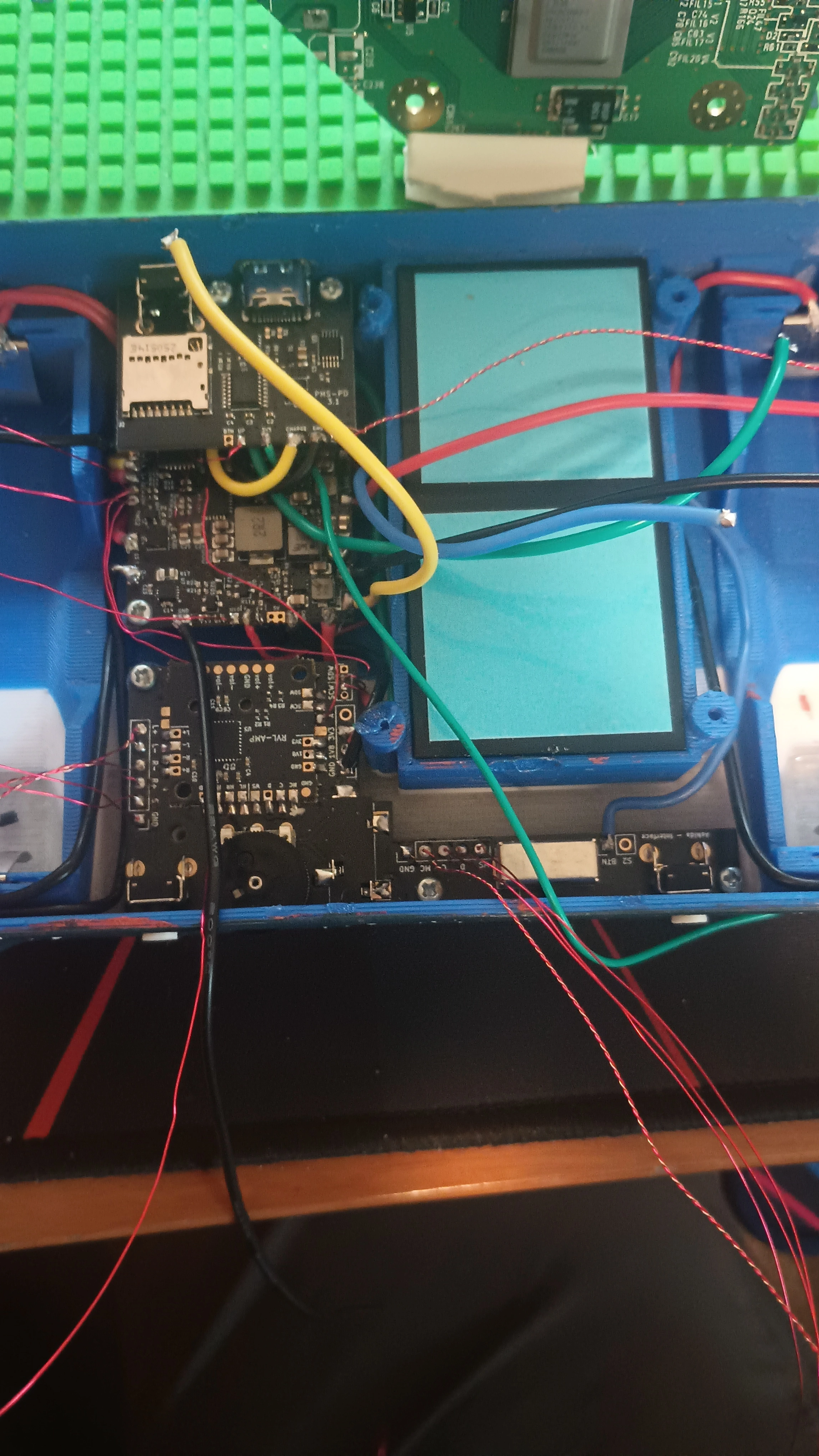 Bottom with 2 PCBs solder job 7.6.2026.webp