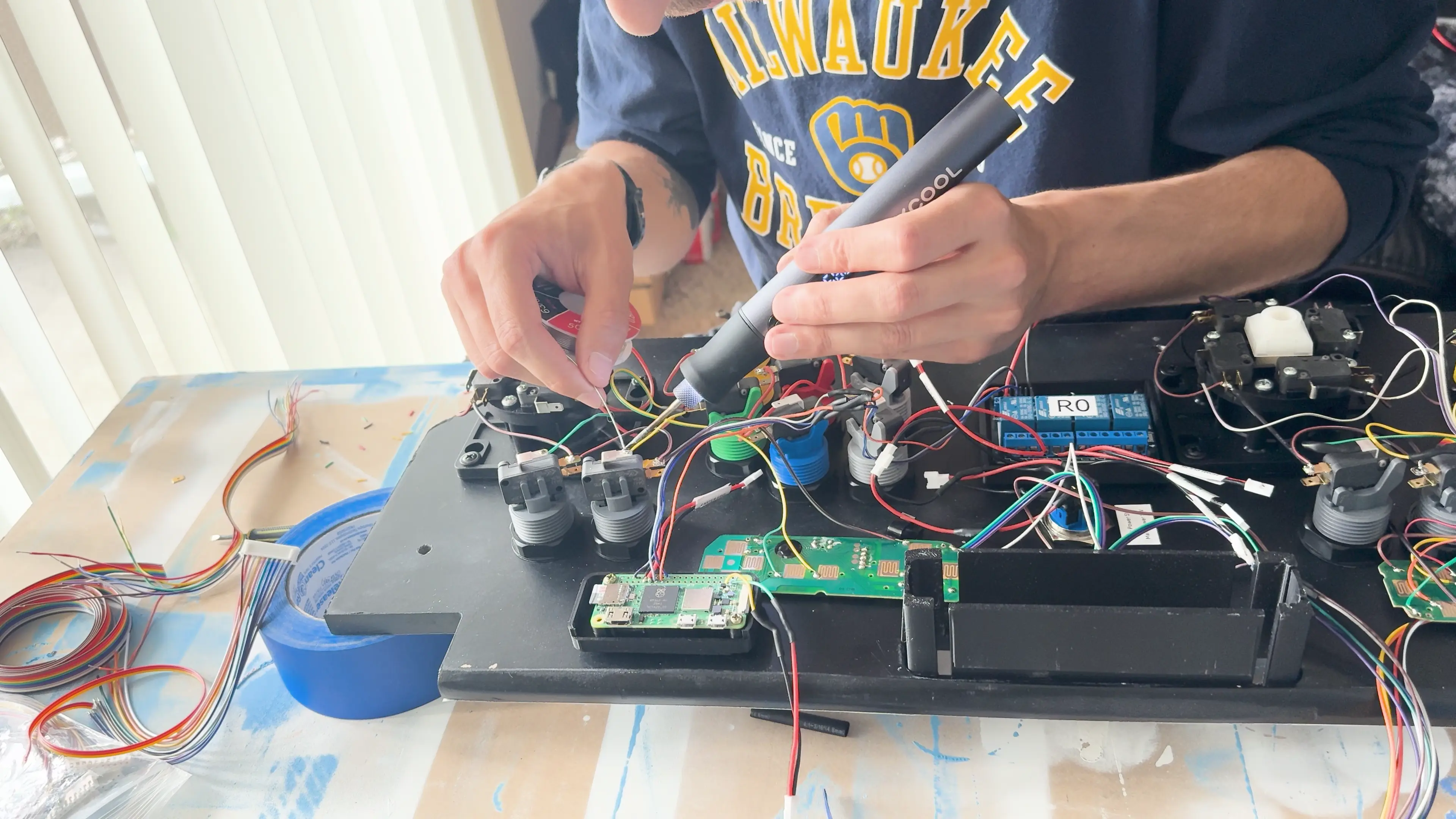 Something about wiring up a rat's nest just really excites me.